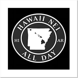 Roots Hawaii and Arkansas by Hawaii Nei All Day Posters and Art